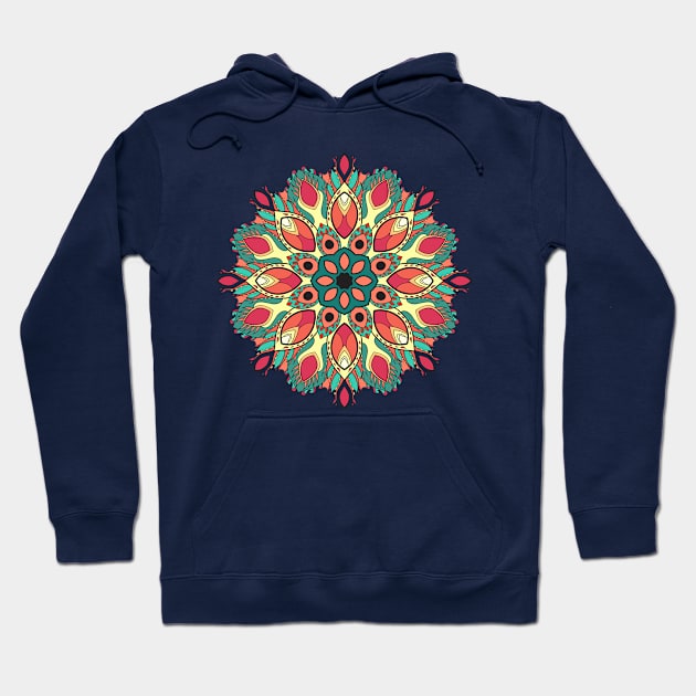 Floral mandala 3 Hoodie by XINNIEandRAE